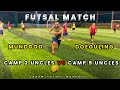 Mundgod camp no 2 uncles vs camp no 9 uncles futsal match futsal mundgod tibetanvlogger