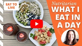 What I Eat in a Day (Weight Loss) Eat to Live Vegan SOS Free screenshot 2