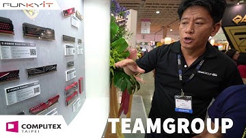 TeamGroup - Performance RAM Options - Computex 2016 with Funkykit.com