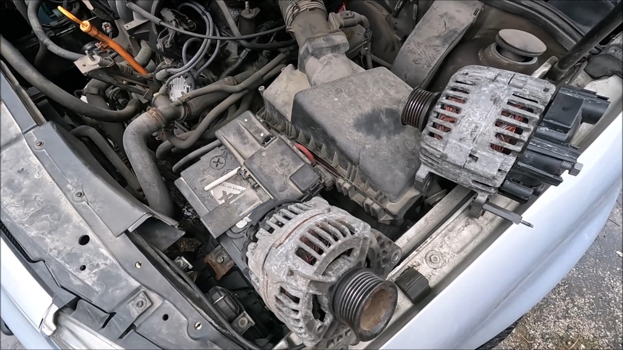 Trzy Alternatory/ Każdy Hałasuje Tak Samo/ Dłubanie przy Golfie 1,6 z 1999r