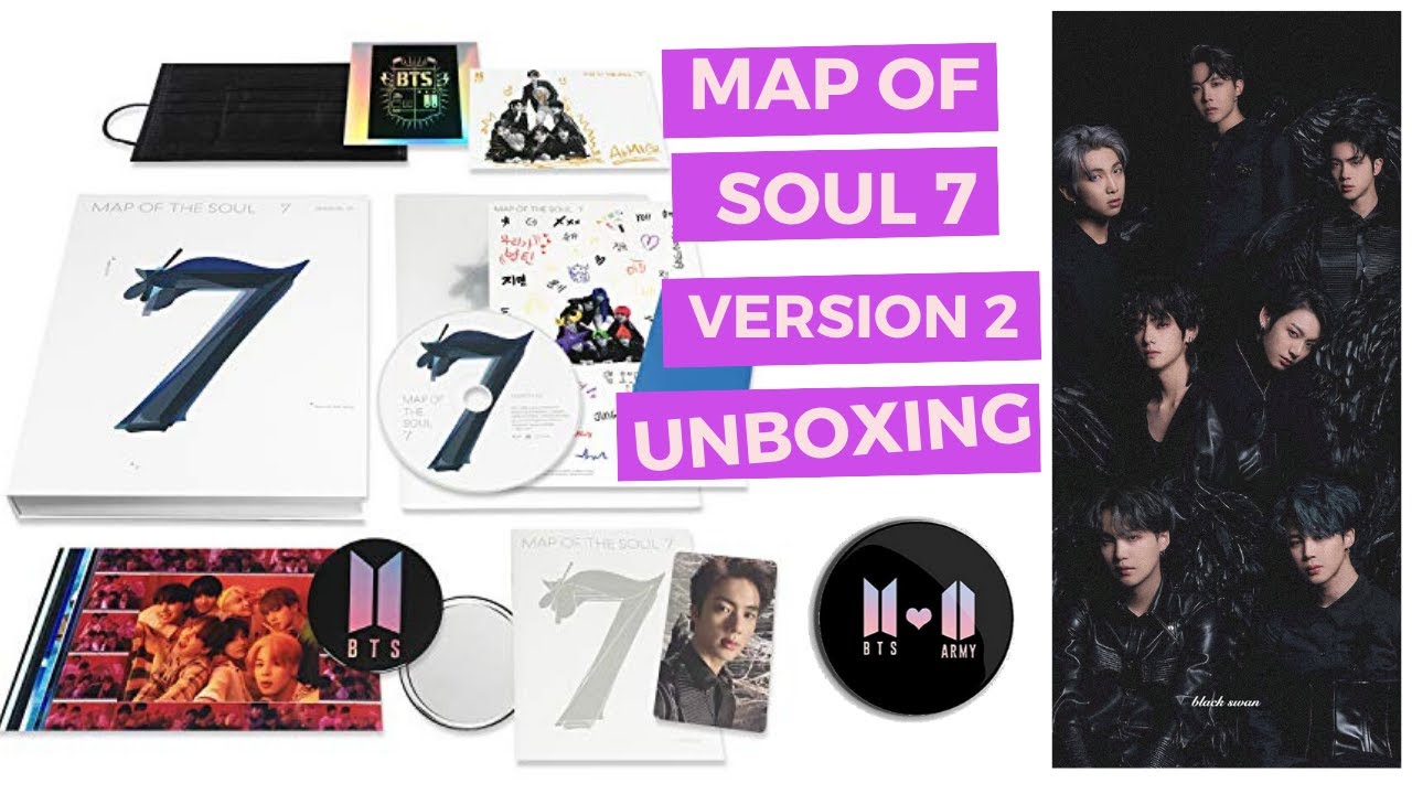 BTS Map of the Soul: 7 VERSION 2 Album (MOTS7 v2) Unboxing