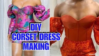 How To Make A Corset Top Youtube