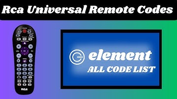 RCA Universal Remote Code List For Element TV: Complete List of Codes