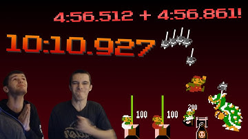 Super Mario Bros. Co-op in 10:10.927 (ft. Nebula_Composer and Niftski) *WR*