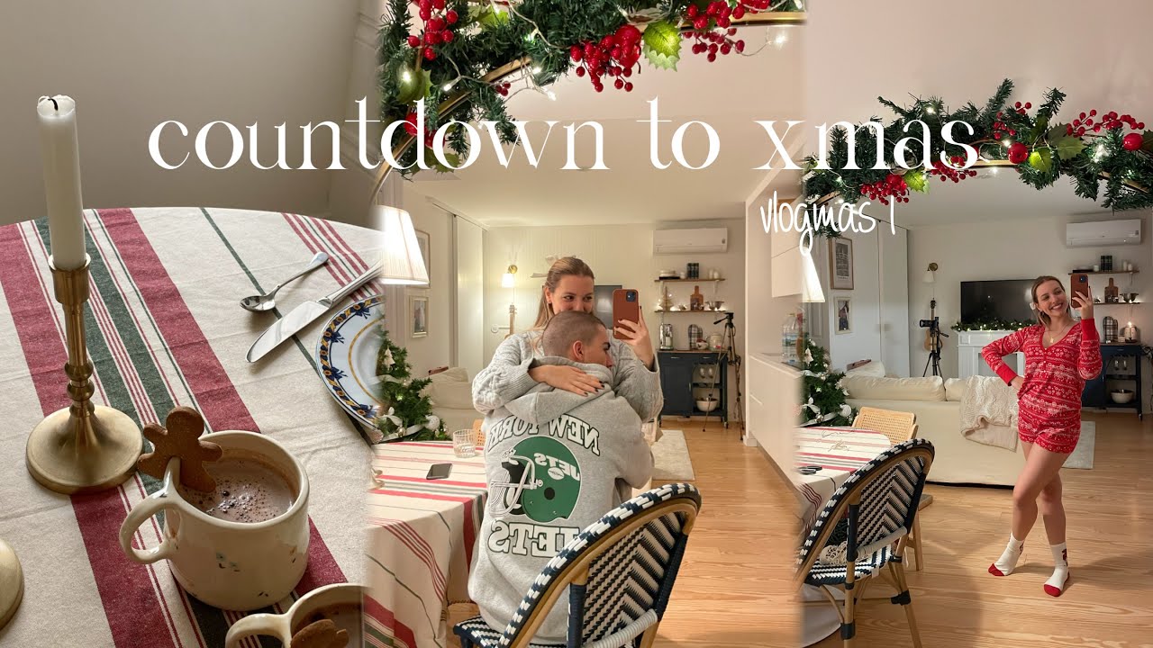 COUNTDOWN TO CHRISTMAS vlogmas 1 - decorações de natal & Black Friday Xmas Haul