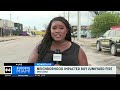 Fire officials continue battling massive Opa Locka junkyard fire as neighbors return to the scene