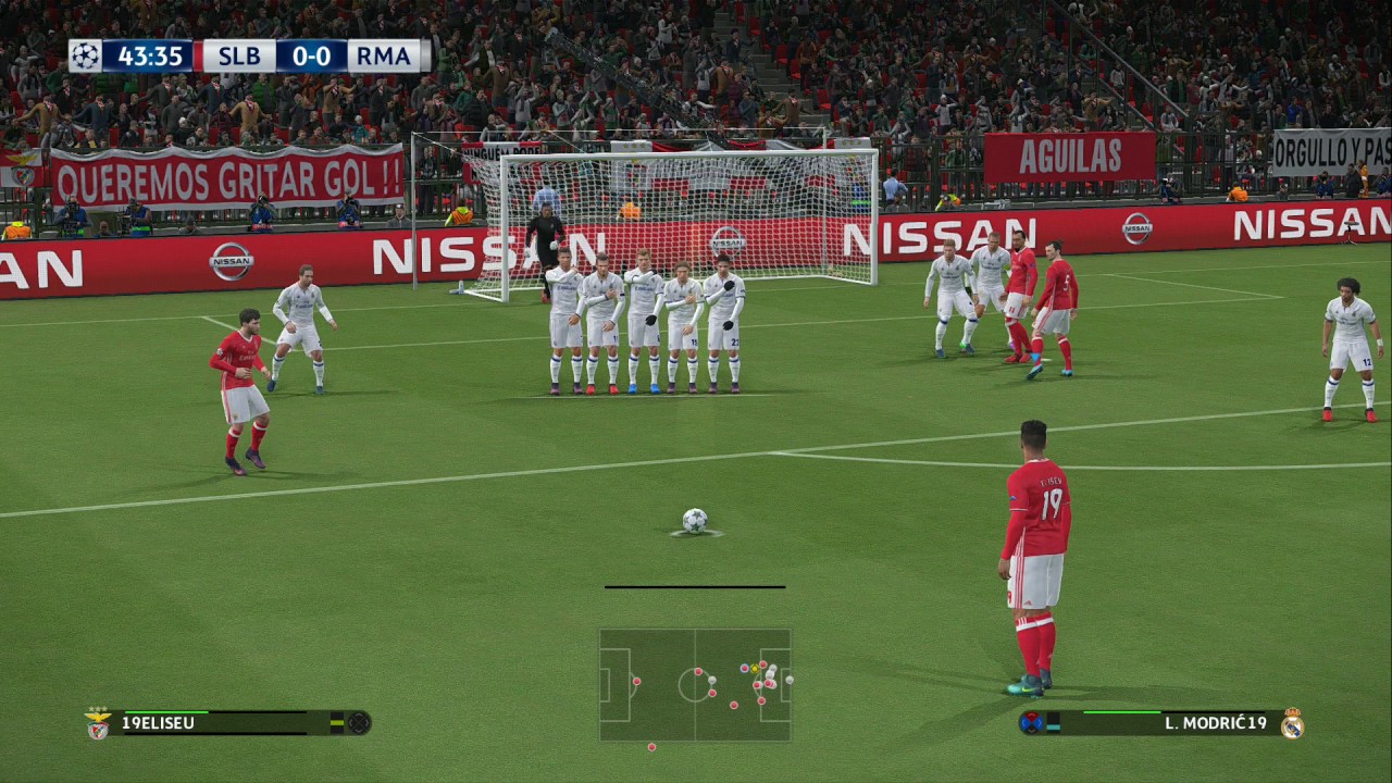 PES 2017 UCL Benfica vs Real Madrid
