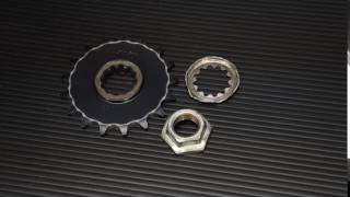 GPZ750 ZX750G/SUNSTAR フロント スプロケット 17Tはこんな感じです。