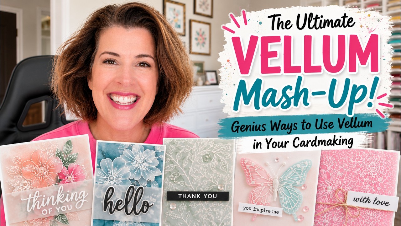The Ultimate VELLUM MaVellum Mash-Up! Genius Ways to Use Vellum in Your Cardmaking