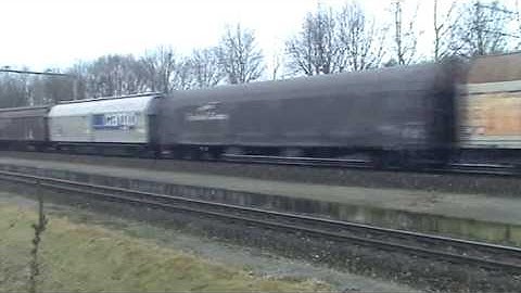 Mixed freight train DB schenker with serie(Class) 1600