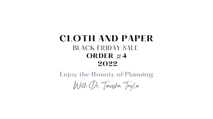 Cloth and Paper Black Friday Final Box!