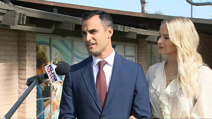 Republican candidate Marco Contreras cast his vote...