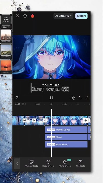 Anime smooth transition Edit [Clima Lindo super slowed] Edit with GK #shorts #capcutedit #anime