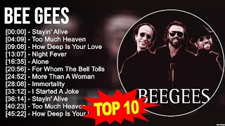 B e e G e e s Best Songs  70s 80s 90s Greatest Music Hits  Golden Playlist