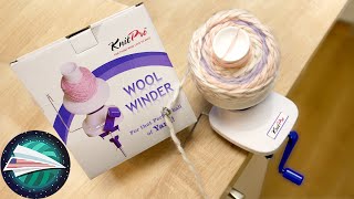 Using a Yarn Ball Winder. So Relaxing! #shorts 