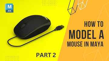 How to Model a Computer Mouse in Maya 2025 - 3D Modeling Tutorial for Beginners l PART 2