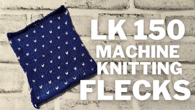 Lk 150 or k360 knitting machine. tuck blanket by anino