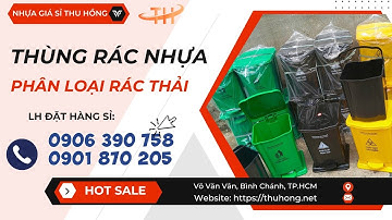 Thùng rác nhựa phân loại rác thải chất lượng cao, giá ưu đãi cạnh tranh