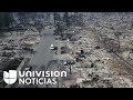 Sin saber de sus casas y sin trabajo, incendio deja a hispanos en la incertidumbre en California