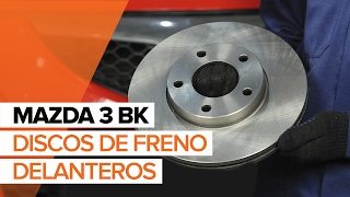 Cómo cambiar los discos y pastillas de freno delanteras en MAZDA 3 BK INSTRUCCIÓN | AUTODOC