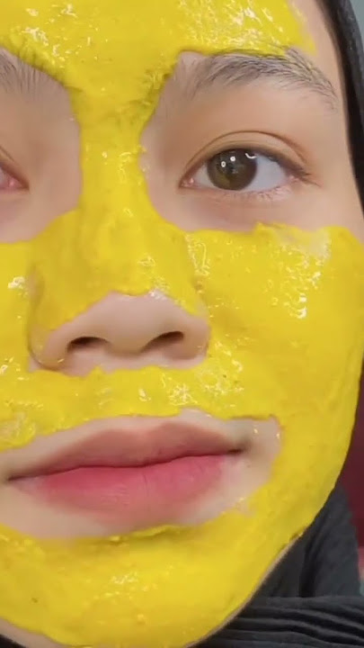 Tutorial Masker Kunyit Bikin Wajah Glowing Anti Bekas Kuning
