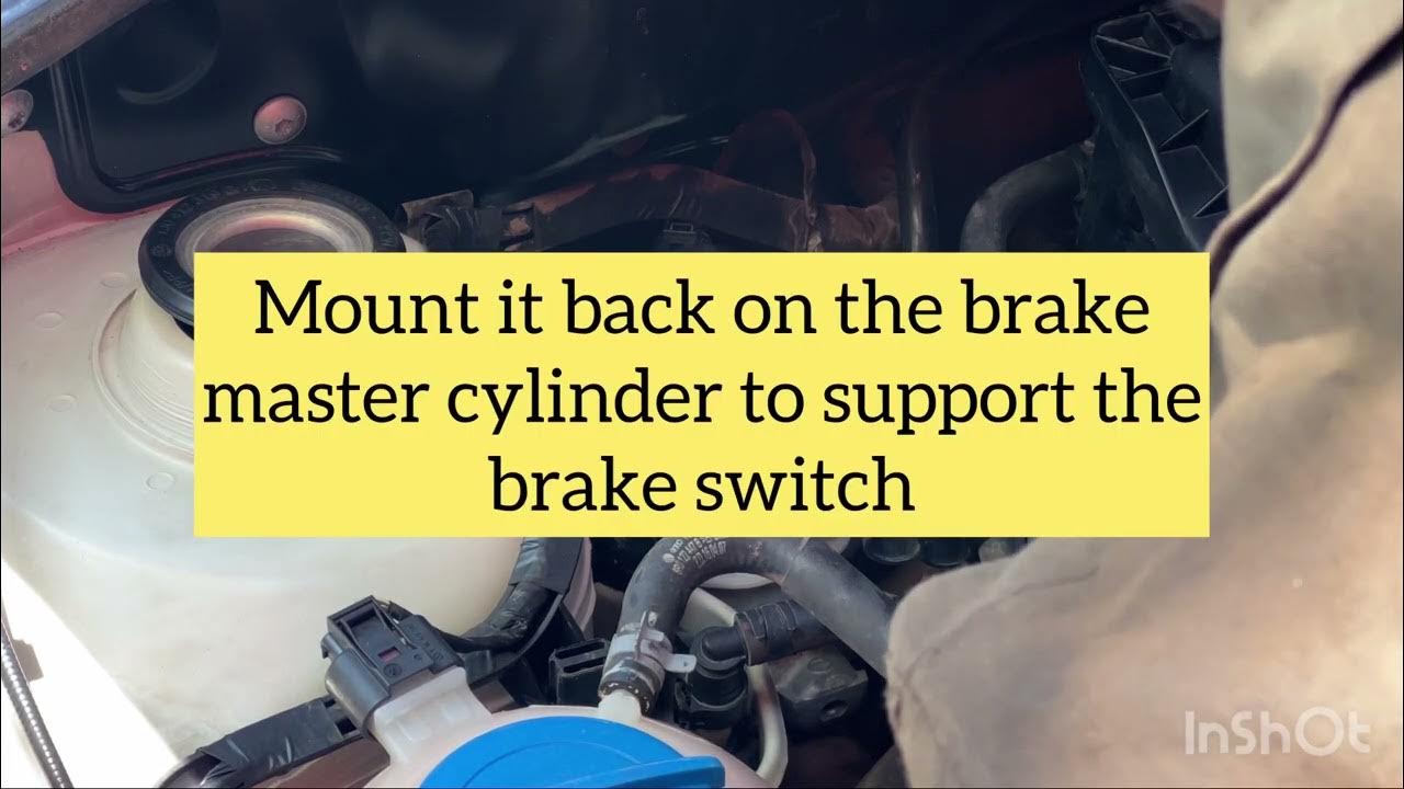 How to replace brake switch on a vw polo 2016 upwards YouTube