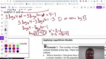 AP PreCalculus - 2.14 Log Function Context & Data Modeling
