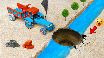 Diy tractor making science project | concrete bridge | how to make slime |@KeepVilla | @MiniTheQ
