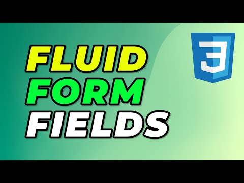 How to Make Fluid Form Fields in CSS! 🚀| Auto-Resize Form Fields using CSS