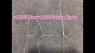 3 Must Know BASS Fishing Knots!! (Palomar Knot, Tying Leader, Dropshot Knot) by Rustbucket Revival 983 views 4 years ago 8 minutes, 28 seconds