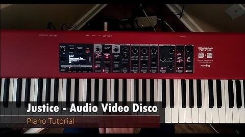 Audio, Video, Disco Piano version - Piano performance video thumbnail
