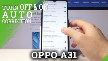 How to Enable Text Correction in OPPO A31 2020 – Auto Correction On / Off