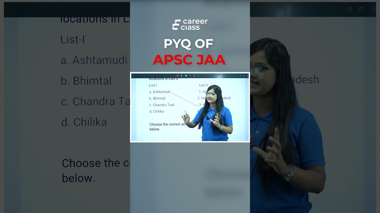 PYQ Analysis of APSC JAA | @CareerClass-in