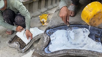 Chia sẻ cách pha chế đổ keo silicon và composite / để lấy khuôn xong đổ ra xi măng ốp vô chậu