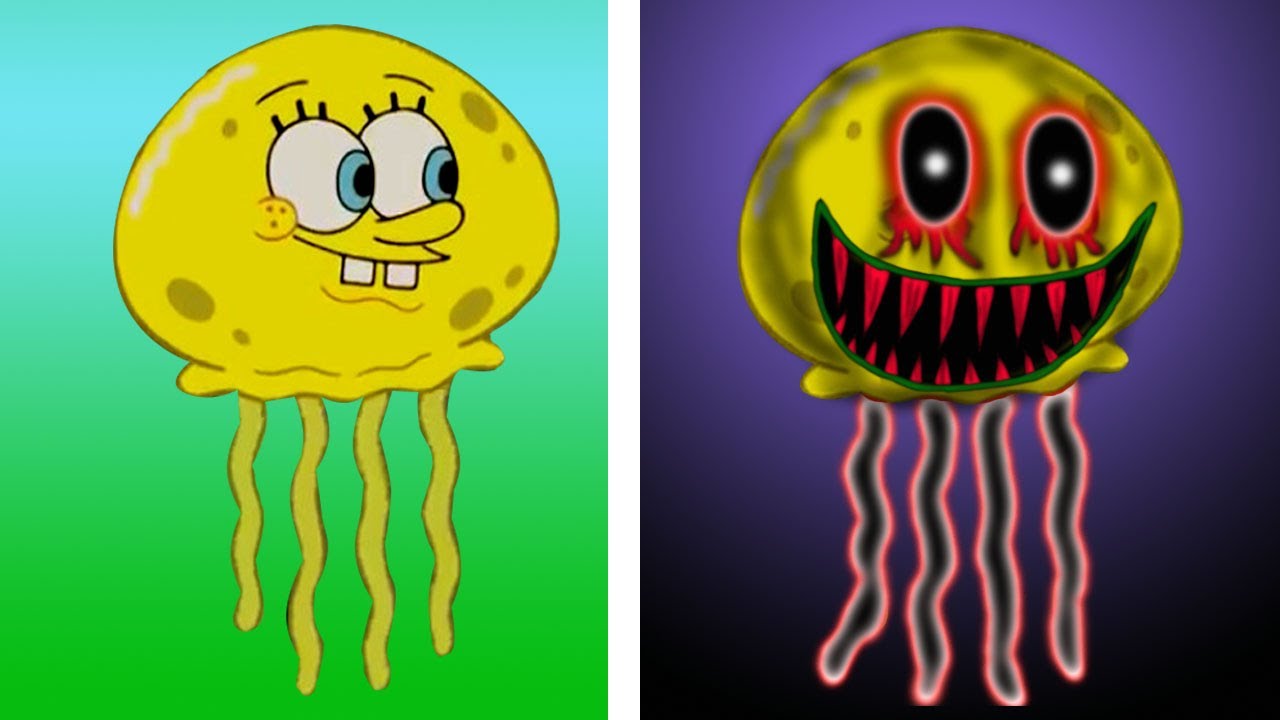 SpongeBob SquarePants Variant Jellyfish As Horror Version YouTube