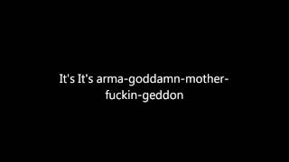 Marilyn Manson It's armagoddamnmotherfuckingeddon Lyrics