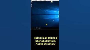 Retrieve all expired user accounts in Active Directory #techvideo #solutiondomain #powershell