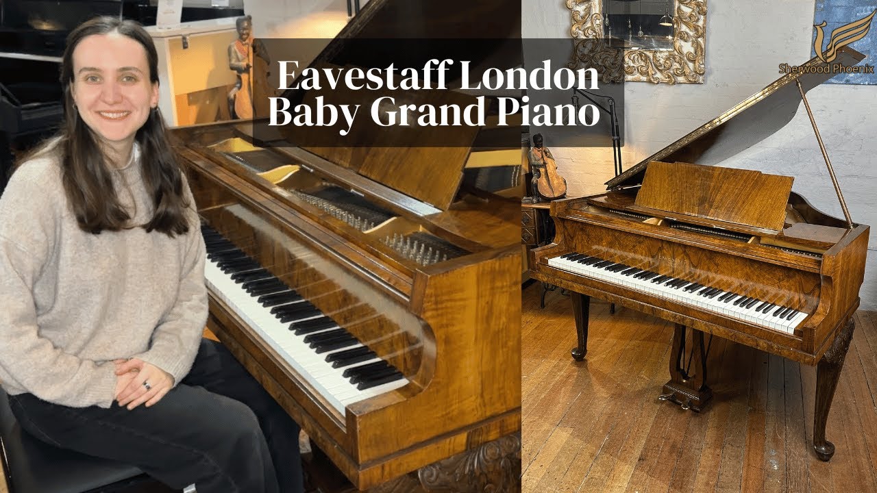 Eavestaff London Baby Grand Piano Burr Walnut | Review & Demo