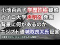 小池百合子氏の学歴詐称疑惑、カイロ大学が声明文を発表。背景に何があるのか。エジプト通の城取良太氏が証言。女帝、黒木亮、石井妙子、エジプト、卒業、卒業証明書、卒業証書（江夏まさとしニュースかんたん解説）