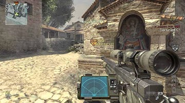 MW3 Epic Throwing knife across the map!