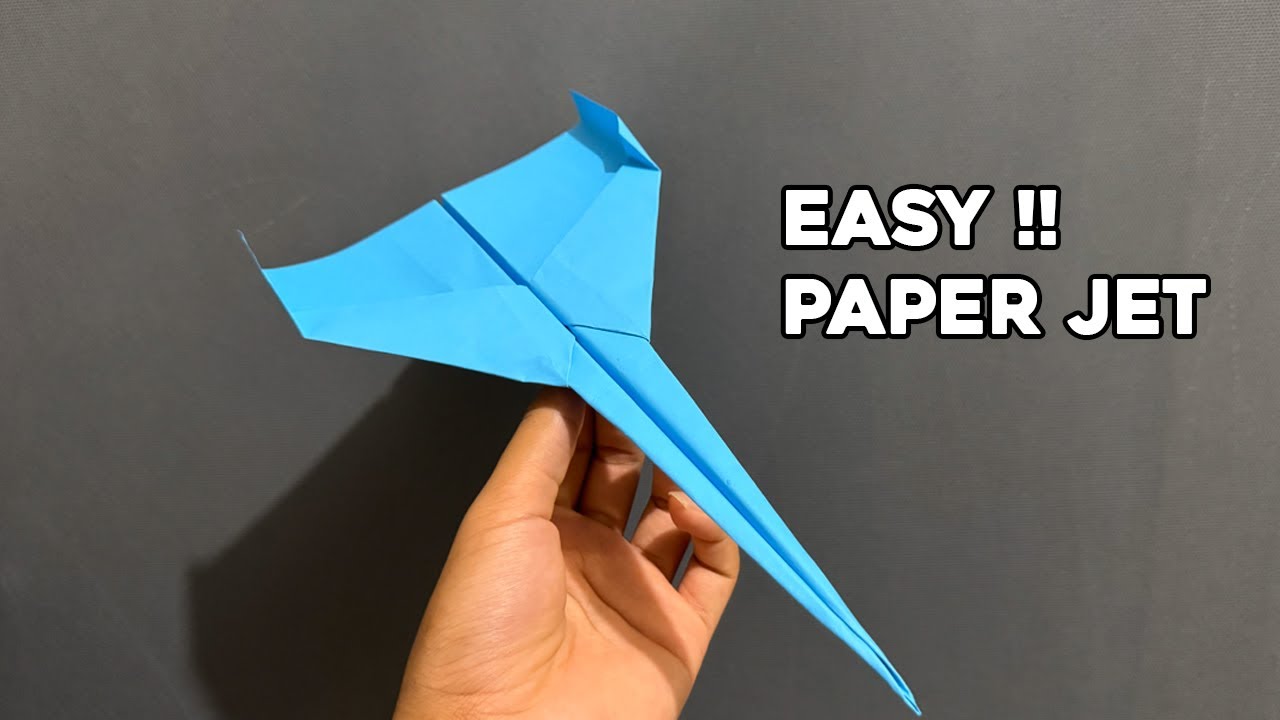 How to Make the ULTIMATE Paper Jet Plane (Easy Tutorial) - YouTube
