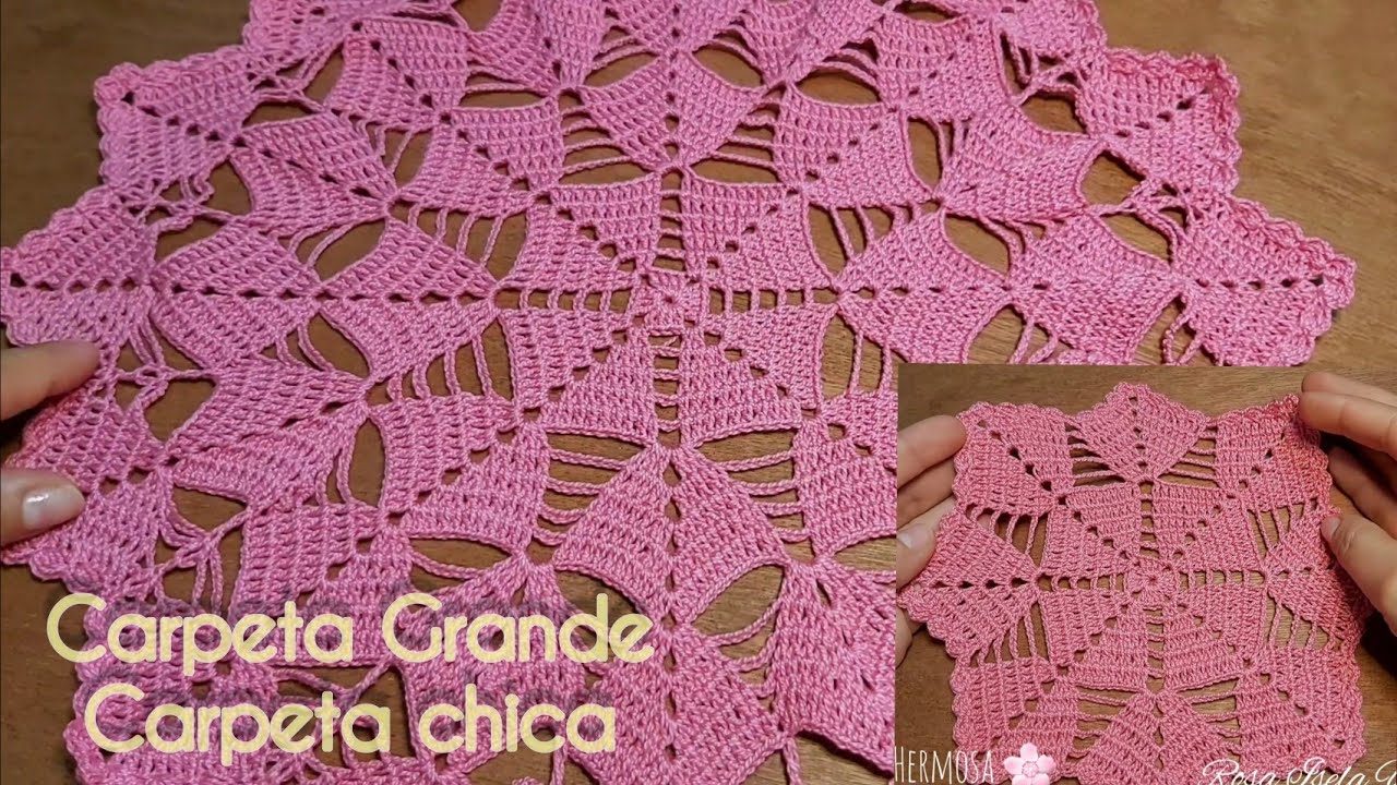 Video completo carpeta chica y grande Crochet