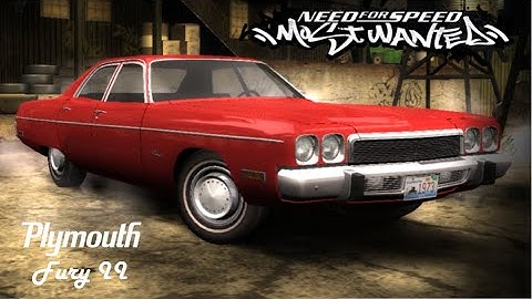 NFS Most Wanted | Plymouth Fury II Car Mod Showcase & Gameplay
