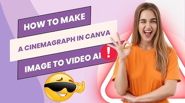 How to Make a Cinemagraph in Canva - Image to Video AI 😮