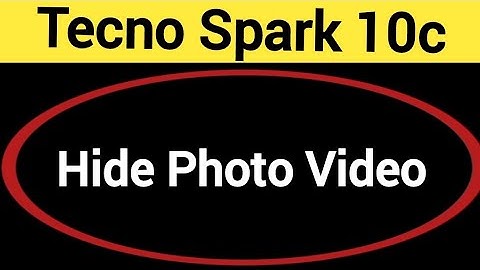 HOW TO HIDE PHOTO VIDEO, Tecno Spark 10c me Photo and video chhipaye, photo hide kaise kare
