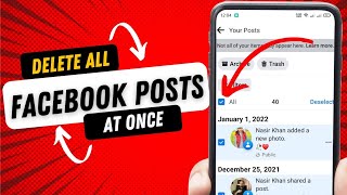 HOW TO DELETE ALL FACEBOOK POSTS AT ONCE (2022) - Sky tech