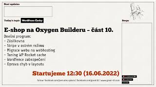 WordPress Česky | E-shop na Oxygen Builderu - část 10. Migrace, Zásilkovna, Stripe, cookies...
