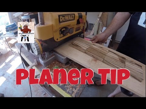 Planer Tip: Planing Small Pieces of Wood - YouTube