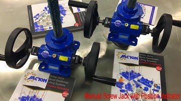 Manual Operated Screw Jack without Motor/hand cranked screw jack worm drive with a flywheel by hand