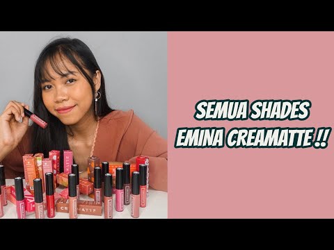 Hi beauty lovers.... jadi ini dia review dari aku buat Emina Cream Matte lipstick. It's so good! I s. 